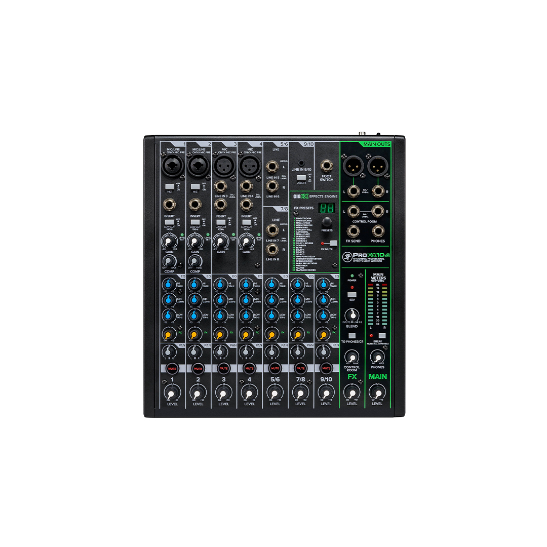 Микшерный пульт<span style="font-weight: bold;">&nbsp;Mackie ProFX10v3</span><br>